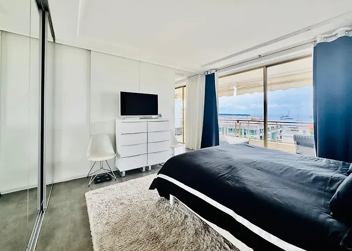 Apartment L'horizon Croisette - 1 Terrasse Vue Cannes